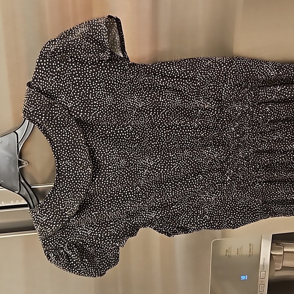 💕ROUJE💕 Floriane Jumpsuit ~ Black Polka Dot Print FR 40 = US 8 - Picture 15 of 16